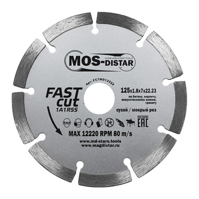   Mos-Distar FC7MD12522, 1A1RSS Fast Cut, 1251.8722.2, 