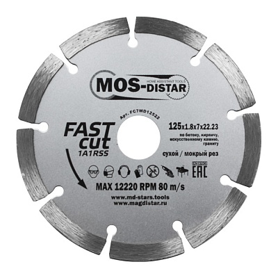 ���� �������� Mos-Distar FC7MD23022, 1A1RSS Fast Cut, 230�2.4�7�22.2, ����������