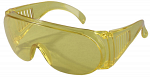 Очки STAYER Standard защитные с дужками, поликарбонатная монолинза с боковой вентиляцией, желтые